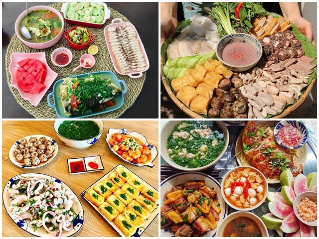 Mâm Cơm Tép Rang Tóp Mỡ